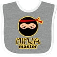thumbnail image 3 of Inktastic Ninja Master Boys or Girls Baby Bib, 3 of 4