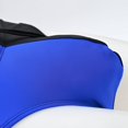 thumbnail image 3 of TANBOM Men's Drawstring Triangle Swim Trunks Lightweight Polyamide, Black & Blue, 2-Pack, L, 3 of 6
