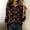Brown, variant on Endives Cardigan Sweaters for Women Denim Collar Button-Front Ribbed Knit Cardigan Sweater Long Sleeve Casual Fall Top M