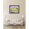 thumbnail image 3 of DECORARTS - Sea and Cliff (1885) by Pierre-Auguste Renoir Art Reproduction. Oversize Solid Wooden Frame Matching with Giclee Prints Canvas Wall Art. Total size: W 43" x H 35", 3 of 6
