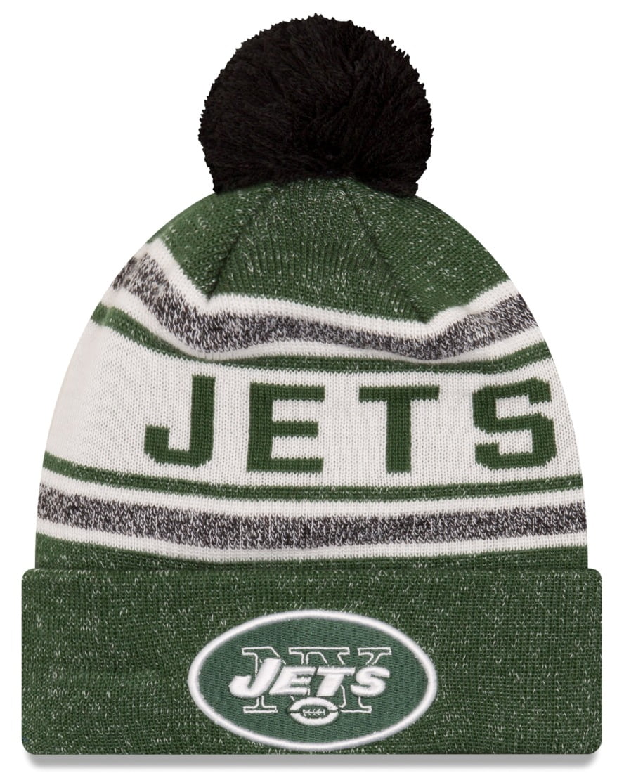 New York Jets New Era NFL "Toasty Cover" Cuffed Knit Hat with Pom by New Era