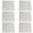 Clear, variant on 6-Pack Cat Scat Mat Prickle Strip for Furniture Bed Protection Indoor Cat Repellent Deterrent Mat Spiked Isolation Guard Blocker Pet Training Mat for Couch and Bed