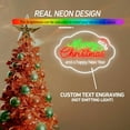 thumbnail image 6 of UPONRAY Merry Christmas Custom Neon Signs, Usb Powered with Adjustable Brightness Wall Decor for Gifts, 24 inch, 6 of 7