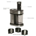 thumbnail image 5 of Total Chef 3-in-1 Automatic Electric Vegetable Spiralizer Slicer, Black, 5 of 22