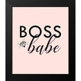 thumbnail image 2 of Quach, Anna 12x14 Black Modern Framed Museum Art Print Titled - Boss Babe, 2 of 5