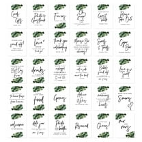 Koyal Wholesale Monstera Leaves Wedding Signs Bundle Set for Ceremony, Reception Decor Signage, 8.5 x 11", 30-Pack