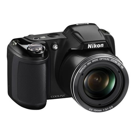Nikon COOLPIX L810 Black 16MP Digital Camera w/ 26x Optical Zoom Lens, 3" LCD Display, HD Video, 3D Images