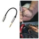thumbnail image 2 of Cable adaptador de conector macho balanceado de 4,4 mm a conector hembra estéreo de 3,5 mm, cobre plateado Negro, 2 of 6