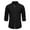 1 Black, variant on Men Shirts Long Sleeve Cotton Dress Shirts Grandad Collar Button Up Formal Shirt Slim Fit Business Casual Shirt Plain Colour Breathable Dressy Tops Office Work Lounge Wear