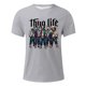 thumbnail image 4 of Playeras Hombre Cuello V Camiseta Casual De Manga Corta Con Estampado Para Hombre Tops De Moda C, 4 of 4