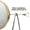 thumbnail image 4 of Makeup Mirror Single Sided Vanity Mirror Vintage 360° Rotation Metal Cosmetic Mirror Round Beauty Mirror Handmade Make Up Mirror for Dresser Vanity Table Desk - Champagne Gold, 4 of 7
