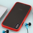 thumbnail image 3 of Pour IPhone X / TP Skin Hand Feeling Series Étui Anti-Chute Givrée PC+ TPU (Rouge), 3 of 4