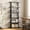 black, variant on EastVita Bookshelf, 6 Tier Book Shelf, Tall Bookcase, Industrial Large Bookshelves Rustic Book Case with Open Metal Frame for Office, Bedroom, Farmhouse, Living Room