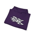 thumbnail image 3 of Think Skateboards 90s Skate 1996 Vintage Classic Logo Hoodie Print Many Colors - S / Purple, 3 of 5