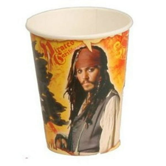 Pirates of the Caribbean 'Curse of the Black Pearl' 9oz Paper Cups (8ct)