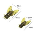thumbnail image 6 of 20PCS Fly Fishing Flies Kit for Trout and Bass, Realistic Soft Plastic Lures with Barbed Hooks for Freshwater, 6 of 7