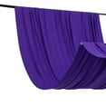 thumbnail image 2 of Efavormart Purple 4-Way Stretch Spandex Drapery Panel with Rod Pockets, Photography Backdrop Curtain - 5ftx10ft, 2 of 9