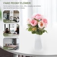 thumbnail image 4 of unbranded Flor Artificial De Peonía Rosa Para De Bodas Y Fiestas Natural, 4 of 6