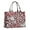 Red Floral And, variant on Large Capacity Tote Bag,Red Floral and Petal Pattern Handbag Fashion Luxury Tote Bag,15.7"x13"x 5.1" Inches,Laptop Compatible