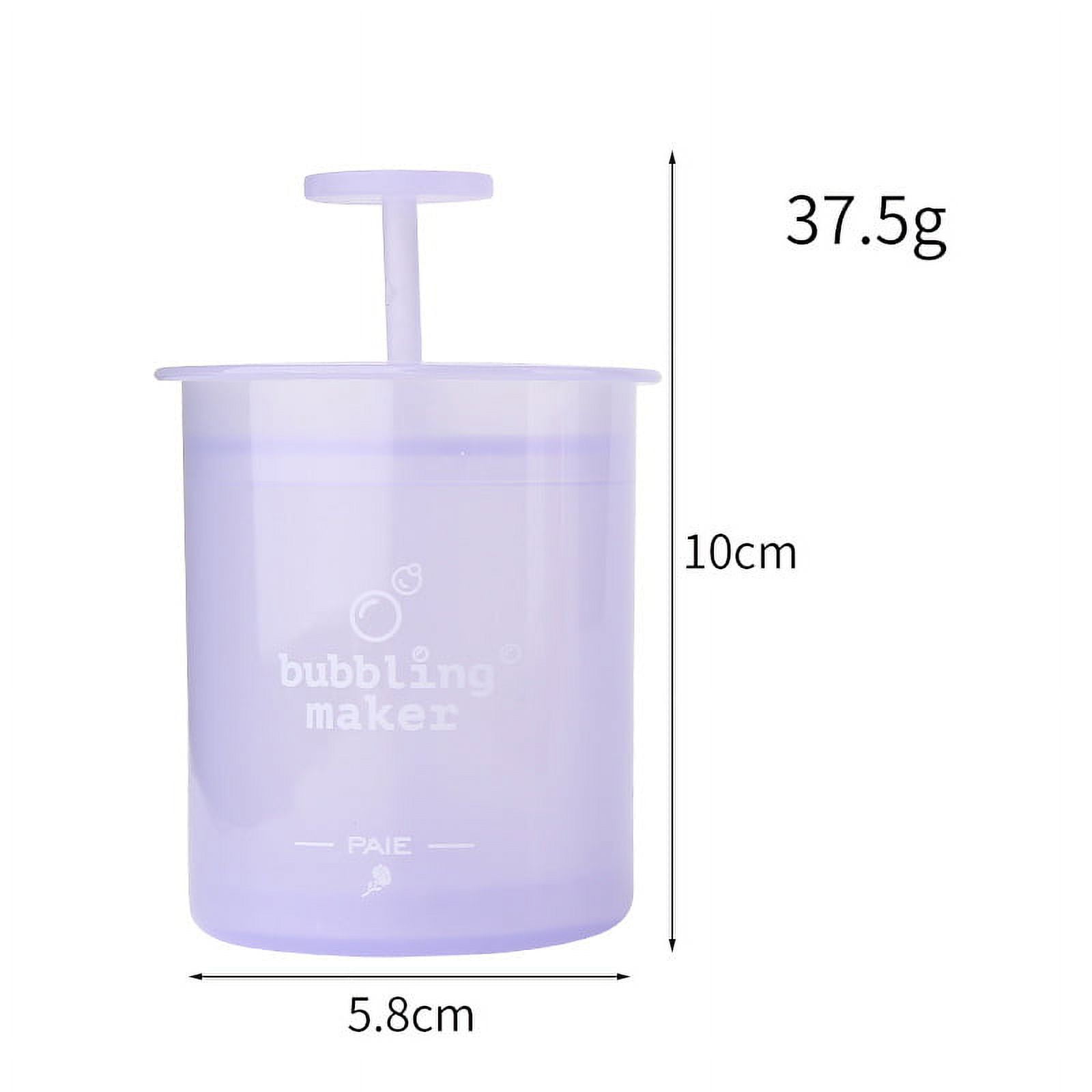 Foam Bubble Maker Cleanser Foamer Cup Facial Cleanser Foam Maker Cup Cute Skin Care Tools, Size: Code, Purple