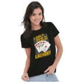 thumbnail image 4 of Las Vegas Casino Card Game Player Womens Fitted Plus Size Graphic Tee Brisco Brands 2X, 4 of 5