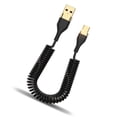 thumbnail image 3 of Charging Cable Retractable Mobile Phone Charger Wire Smartphone Travel Replaceable Copper Plastic Data Cord, 3 of 10