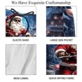 thumbnail image 4 of luoweisi Men's Beach Shorts Quick Dry Swim Trunks with Mesh Lining Santa Claus Motorcycle S, 4 of 5