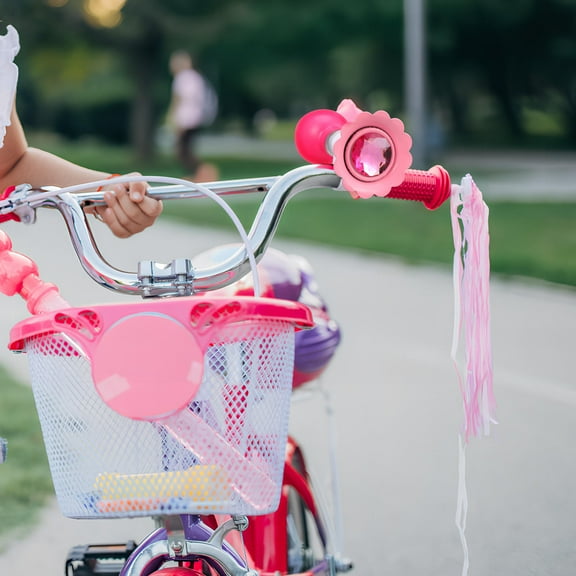 HAMPPLIES 1 Set Pink Cartoon Design Bike Bell for Girls