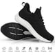 thumbnail image 5 of Zapatillas para correr Feethit Slip on Tennis para hombre, color negro y blanco 10, 5 of 6