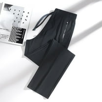 Womens Letter High Waisted Pants Trendy Ice Silk Elastic Wais Ankle Tied Jogger Sweat Pants Cinch Bottom Black XXXXXL