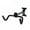 B, variant on YIFAEUX Wall Mount MTB Bicycle Storage Hook Garage Wall Hanger for Helmet Alloy Folding Parking Rack Garage Wall Bicycle Rack Hook for Universal Bike