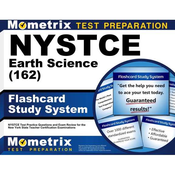 NYSTCE Earth Science (162) Flashcard Study System : NYSTCE Test Practice Questions and Exam Review for the New York State Teacher Certification Examinations (Cards)