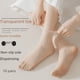 thumbnail image 1 of 10 pares de medias finas de cristal para mujer, antideslizantes, de caña baja, con masaje, calcetines cortos en el barril, medias cortas color carne, 1 of 5