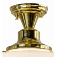 thumbnail image 3 of Meyda 172978 16 in. Revival Schoolhouse with Traditional Globe Flushmount, Polished Brass, 3 of 7