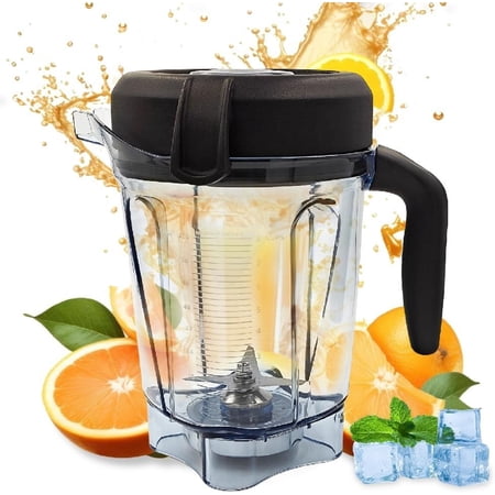 Vitamix 64 oz Low-Profile Container - Compatible with Vitamix 5200, 750, 5000...