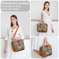 thumbnail image 2 of Tropical Plant Leakproof Insulated Lunch Tote – Large Capacity Dual Compartment Cooler Bag with Adjustable Strap for Work or Picnic, 2 of 2