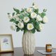 thumbnail image 1 of Ramo de Rosas Europeas Artificiales con Flores de Seda para Decoración del Hogar, Centros de Mesa para Bodas, Arreglos para Florero y Decoración de Eventos, 1 of 7