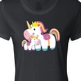 thumbnail image 4 of Inktastic Unicorn Lover Mom Daughter Grandma Grandchild Women's T-Shirt, 4 of 5