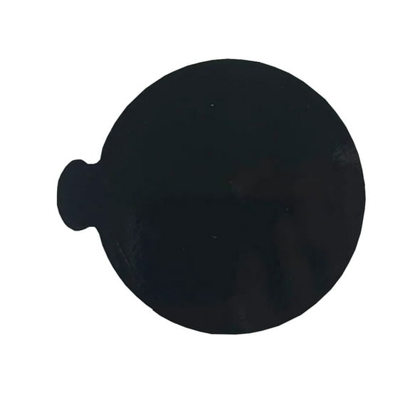 1dingdeals 600 Black Round Cake Slice Board 3 Inch