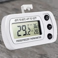thumbnail image 3 of SHISUYAN Digital Waterproof Fridge Thermometer LCD Display Freezer Room Temperature Monitor with Hook Max Min Memory for Household Use, 3 of 8