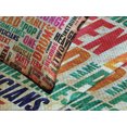 thumbnail image 4 of Ambesonne Retro Quilted Bedspread Set 3 Pcs, Music Rock 'n' Roll Poster, King Size, Multicolor, 4 of 5