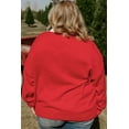 thumbnail image 3 of Redhotype Sparkling Merry Red Plus Size Sweater - Cozy Holiday Style!, 3 of 8