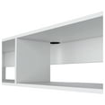 thumbnail image 4 of White Floating Media Rack with 2 Shelves, Wall Mounted TV Stand, 60-69", 4 of 5