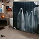 thumbnail image 1 of Cortina de Ducha de Halloween, Decoración de Baño, Tela Divisoria, Impresión Digital, Cortina Impermeable para Baño con Ganchos, Sin Perforaciones, 1 of 6