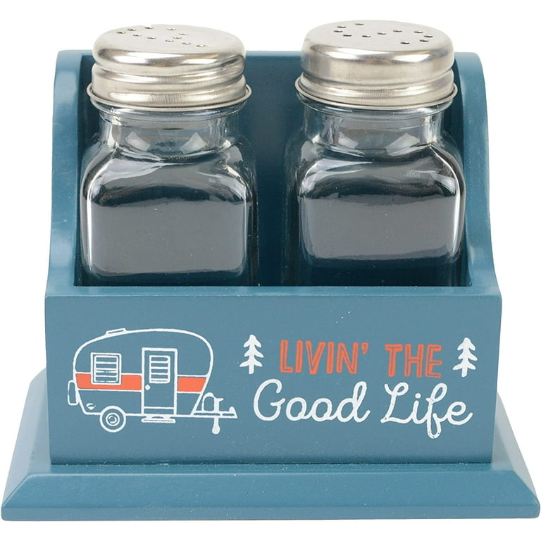 Boston Warehouse Retro Camper Salt Pepper Shaker Set 3 Piece