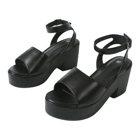 

QYZEU Slip On Sandals for Women Sandals Thong Wedge Sandals for Women Slope Heeled Sandals Bottom Roman Shoes Fashion Women s Sandals Summer Women s Sandals