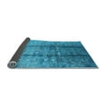 thumbnail image 2 of Ahgly Company Indoor Square Oriental Light Blue Industrial Area Rugs, 6' Square, 2 of 4