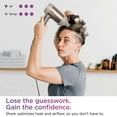 thumbnail image 4 of Shark HD102C Blow Dryer HyperAIR Fast-Drying with IQ 2-in-1 Concentrator, Ionic, No Heat Damage, for All Hair Types, Stone, 4 of 9