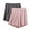 010Pink, variant on Generic Womens Plus Size Shorts Comfy Elastic Waist Loungewear Short Summer Going Out Soft Workout Shorts