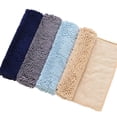 thumbnail image 3 of Alfombrilla de baño de tres piezas, absorbente, de pelo largo, juego de alfombrillas de baño, 3 of 6